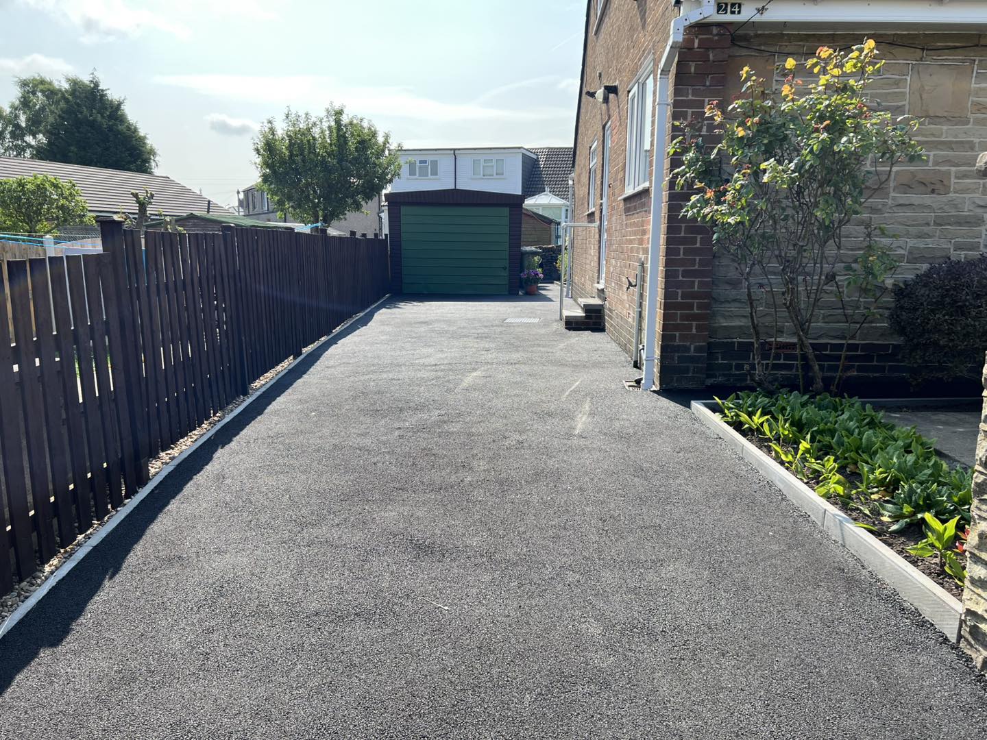 After — New tarmac